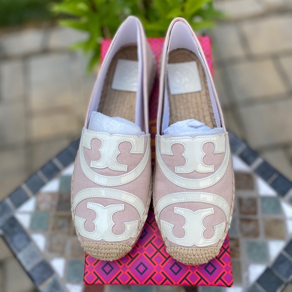 ✨LAST PAIR ✨ Tory Burch Poppy Logo Espadrille Flat - Picture 3 of 15